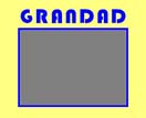 special photo mount style GRANDAD